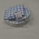 150Pcs Light Blue Gingham Party Supplies Blue Gingham Paper Plates and Napkins Blue Plaid Plates Disposable Blue and White Plaid Party Decor for Baby Shower Family Picnic BBQ,Serves 50 Guests