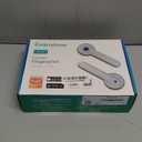 Smart Door Lock with Knob, Keyless Entry Door Locks with Handle, Fingerprint Door Knob for Bedroom/Front Door/Apartment,Generate Passcode Remotely Silver