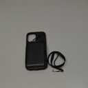 ZVE Compatible with iPhone 16 Case Wallet, Phone Cover with Card Holder Wrist Strap, RFID Blocking Zipper Leather Case for iPhone 16, 6.1"-Black