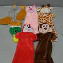 Safari Buddies Hand Puppets, Set of 6 (Elephant, Tiger, Parrot, Giraffe, Monkey, Zebra) Soft, Plush Animal Hand Puppets For Toddlers And Kids Ages