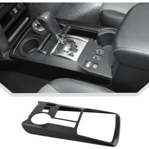 JeCar for 4Runner Interior Trim Center Console Gear Shift Panel Cover for 2010-2024 Toyota 4Runner (Matte Black)