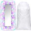 28.16 Ounce Fake Cotton Snow Winter Decoration Fluffy Artificial Cotton White Faux Snow for Crafts Mantle Village Xmas Winter Scene Indoor Home Decoration