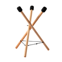 EKDJKK Handpan Stand, Tongue Drum Bracket, Solid Wood Adjustable Tripod Structure Holder, Extendable Snare Bracket for 12 to 22 Inch Percussion Instruments