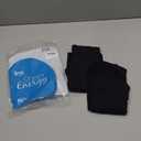 L'eggs Sheer Energy Medium Support Women's Compression Tights, Control Top, Sheer Toe, Jet Black, Size Q (Pack of 2)