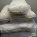 Holy Lamb Organics Woolly Shredded Memory Foam, Pack Of 4, Three Pillow Size Is 22"x20"x4", Small Pillow Size 22"x11"x3"