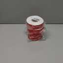 4 x 1 inch x 25 Yards Double Faced Red Polyester Satin Ribbon for Gift Wrapping,Wedding Decoration, Bows Making, Sewing, DIY Crafts