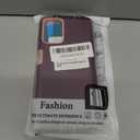 Qinmay Phone Case for Motorola Moto G Power 5G 2024 Case with HD Screen Protector, Heavy Duty Shockproof & Cover Phone Case for Moto G Power 2024,WineRed Pink