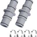 2 x Pool Hose Adapter Connector 1-1/4" or 1-1/2" Pool Hose Adapter for Swimming Pool, Cleaners or Filter Pump Hoses