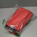 BALEINE Wrapping Paper Storage Organizer, 40" Durable 600D Oxford Fabric Gift Wrap Storage Bag with Flexible Partitions for Ribbon, Holiday Accessories (Red)