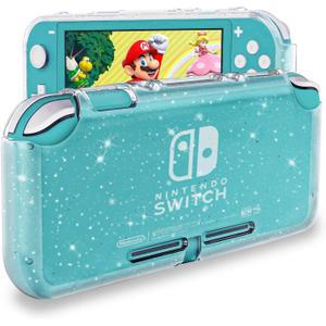 DLseego Protective Case for Nintendo Switch Lite, Glitter Bling Soft TPU Cover with Shock-Absorption and Anti-Scratch Design Protective Case - Crystal Glitter