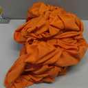 2 Panels Orange Backdrop Curtain, 10 x 7 Feet Polyester Background Curtains for Parties, Weddings, Baby Showers, Halloween, Christmas, Birthday Party Photoshoot Backdrop Curtains Decorations