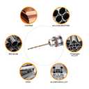 Narwhal 5/8" Drill Bits for Metal (M35 Cobalt - 3 Pack) 6 Inch Length & 135 Degree Split Point for Drilling Into Metal, Hardened & Stainless Steel, Cast Iron, & More!