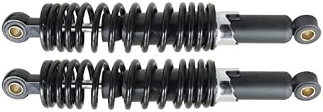 1 Pair 12.5 320mm Motorcycle Universal Rear Shock Absorbers Replacement for Suzuki Yamaha Sportster XL883 1200 90cc 110cc 125cc 150cc Dirt Bike Go Kart Black