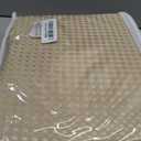 MIYE Pleated Waffle Weave Bed Skirt, Tailored Dust Ruffle 18 Inch Drop Easy Fit, Machine Washable,No Split Corners (Light Beige, King - 18" Drop)