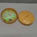 Glitter Dumpling, Glitter Dumpling Squishy Box, Dumplings Squishy, Anxiety Relief Fidget, Soft Squeeze Decompression Dough (White)
