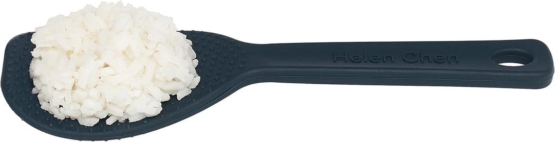 Helens Asian Kitchen Never Stick Rice Paddle, Non-Stick Silicone with Steel Core