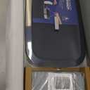 Joseph Joseph Tota 90 liter/23.8 gallon Laundry Hamper Separation Basket with lid, 2 Removable Washing Bags with Handles - Black (Black/Dark Blue)