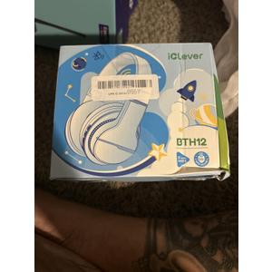 BTH12 Kids Bluetooth Headphones, Space Theme Design, Wireless, for Ages 3-12, with Built-in Microphone