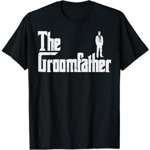 Groom Father Funny Wedding Party Rehearsal Dinner Dad Gift T-Shirt (Black, XXL)