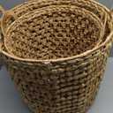 15.5, 14in Woven Baskets 2 Set