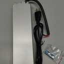 LED Driver 250W 24V Power Supply, IP67 Waterproof Low Voltage Transformer, AC 80-265V to DC 24V 10.4A Converter with 3-Prong Plug 3.3 Feet Cable for Outdoor LED Lights, Industrial, Computer