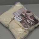 Genina Seat Covers for Dining Room Chair Seat Slipcovers Kitchen Chair Covers (Beige, 6 Pcs)