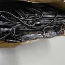 Orbram Cat 8 Ethernet Cable 100 ft, Nylon Braided High Speed Heavy Duty Network LAN Patch Cord, 40Gbps 2000Mhz SFTP RJ45 Flat Internet Cable Shielded in Wall, Indoor&Outdoor for Modem/Router/Gaming/PC