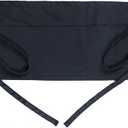 BOHARERS Waist Apron with 3 Pockets - Black Waitress Waiter Server Short Aprons
