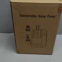 1 HP Automatic Submersible Water Pump, Portable Sump Pump with Integrated Float Switch 4000GPH Utility Pumps for Pool Tub Garden Pond Flooded Basement Draining