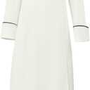 Medieval Long Clergy Robe Church Priest Costume Pastor Cassock Robe for Halloween Cosplay Party (Large)