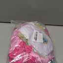 AFAVOM Princess Peach Costume with Crown and Gloves for Adult Women Halloween Birthday Party Dress up Fancy Cosplay Outfit (Small, Pink)