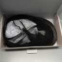 S-noilite Human Hair Topper with Bangs 3603D Cover Toppers Hairpieces for Women Bangs Hair Clip Jet Black 12inch