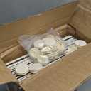 Amazon Basics Cube Wire Grid, 6-Cube, 12 x 12-Inches, White | Stackable, Storage Shelves