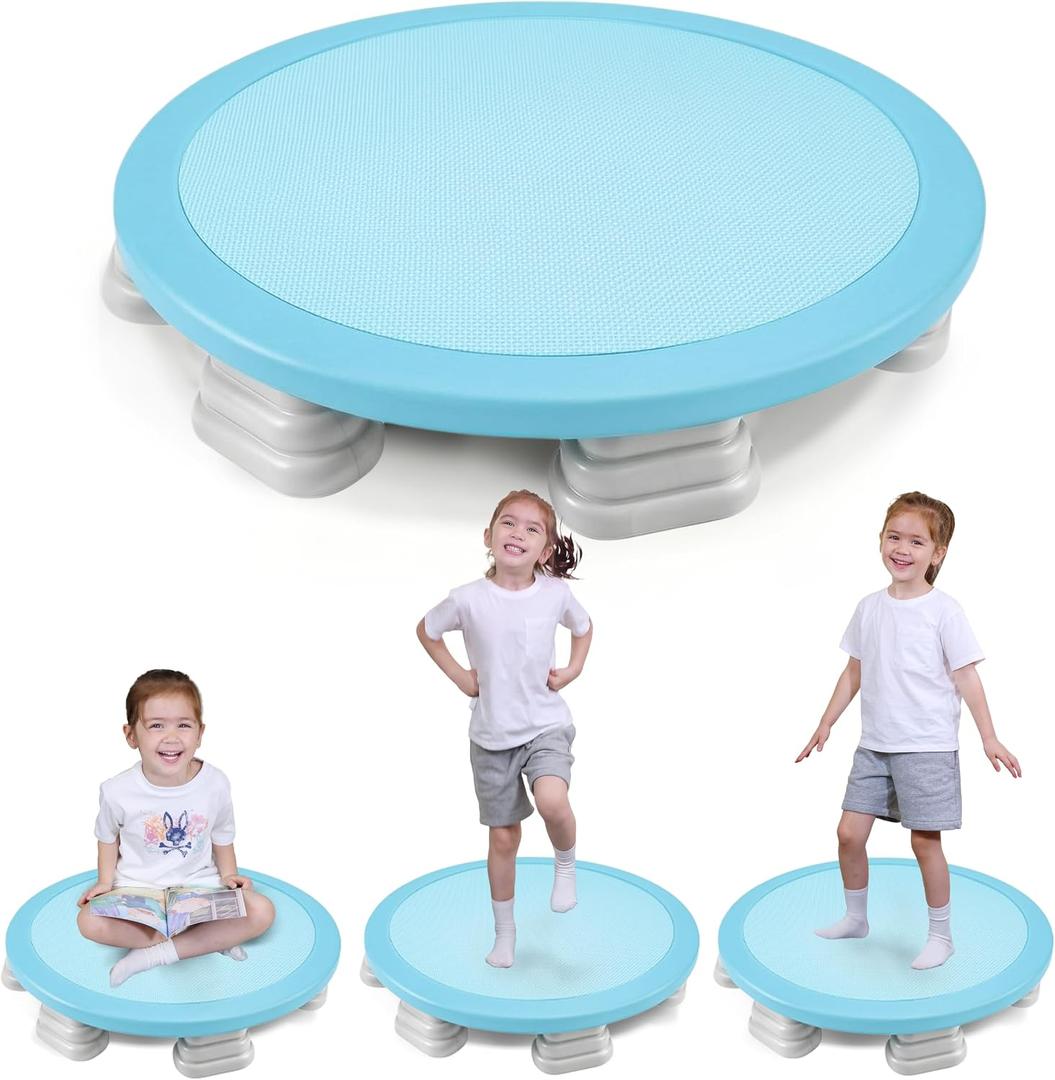 Zhenx Mini Trampoline for Autistic Kids Sensory Bounce Board Indoor Outdoor