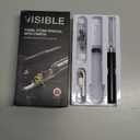 Upgraded Tonsil Stone Remover with Camera, Visual Tonsil Stone Removal Kit with 6 LED Light, Tonsil Stone Removal Tool Camera with 1080P, 5 Head Attachments, for iOS & Android (Black)