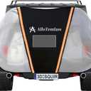 Bike Cover for Car Rack Transport | Waterproof 600D Oxford, 2-Bike Capacity, License Plate Window, Reflective Strips, Quick-Release Buckles | Fits SUVs, RVs, Trucks