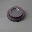 WDF 60Pcs Pink Plates Disposable with Gold Rim - Baroque Clear Pink and Gold Plastic Party Plates Ideal for Wedding/Baby Shower