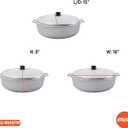 IMUSA USA 11.6Qt Jumbo Traditional Colombian Caldero, 11.6 Quart, Silver