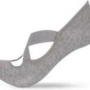 bony&katia Non-Slip Pilates Socks for Women, Grip Yoga Socks for Barre, Dance, Medium