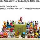 Tonie Shelf for toniebox1 and toniebox2, 4 Tiered Magnetic Display Shelf,Tonie Figure Holder Tonies Stand for Kids Room (4-Tiered)