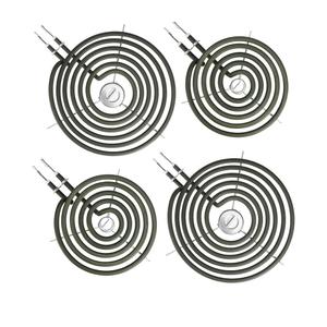 Upgraded WB30M1 WB30M2 Electric Stove Burners Replacement for GE Hotpoint Stove Element,Electric Range Burner Stove Coil for GE Stove Burner Replacement Parts,for GE Stove Top Element Burner (4 Pack)