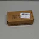 KNOBWELL 6 Pack 102mm Black Kitchen Cabinet, Stainless Steel Cupboard Door Handles Pulls for Vanity Chest Nightstand Drawer Dresser - Hole Distance 102mm, Overall Length 114mm