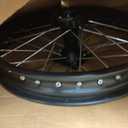 RedCap 16 Inch Steel Rear Rim Wheel for 50cc 125cc 150cc Apollo SSR XR CRF DB17 TaoTao Honda Dirt Pit Bike with 15mm ID Axle Shaft (Black)
