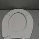 BEMIS 500EC 390 Toilet Seat with Easy Clean & Change Hinges, 1 Pack Round, Cotton White