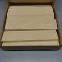 Set of 24 Bamboo Placemats 15.8x12 Inch Sushi Rolling Mat Japanese Style Wicker Placemats Washable Heat Resistant Table Mats for Dinner Kitchen Wedding Party(Natural)