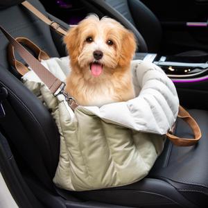ClevaHome Small Dog Car Seat, Non-Slip Booster Seat for Dogs up to 10lbs