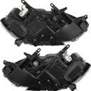 Replacement for Rogue 2014 2015 2016 Headlight Assembly Projector w/DRL Left and Right Side Pair