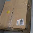 PRANDOM Storage Bins with Lids [3-Pack] Linen Fabric Foldable Storage Boxes Organizer Containers Baskets Cube with Cover for Home Bedroom Closet Office Nursery Grey11.4X8.6X6.7 (Gray)