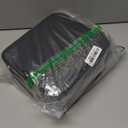 Makeup Travel Train Case with Mirror LED Light 3 Adjustable Brightness Large Cosmetic Bag Portable Storage Adjustable Partition Waterproof Makeup Brushes Make up Jewelry Gift for Women (Black)