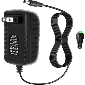 ALITOVE 5V 3A 15W AC 100V~240V to DC Power Supply Adapter Converter 5.5X 2.5mm 5.5x2.1mm Plug for WS2812B WS2811 WS2801 SK6812 LED Pixel Strip Light CCTV Camera Security System